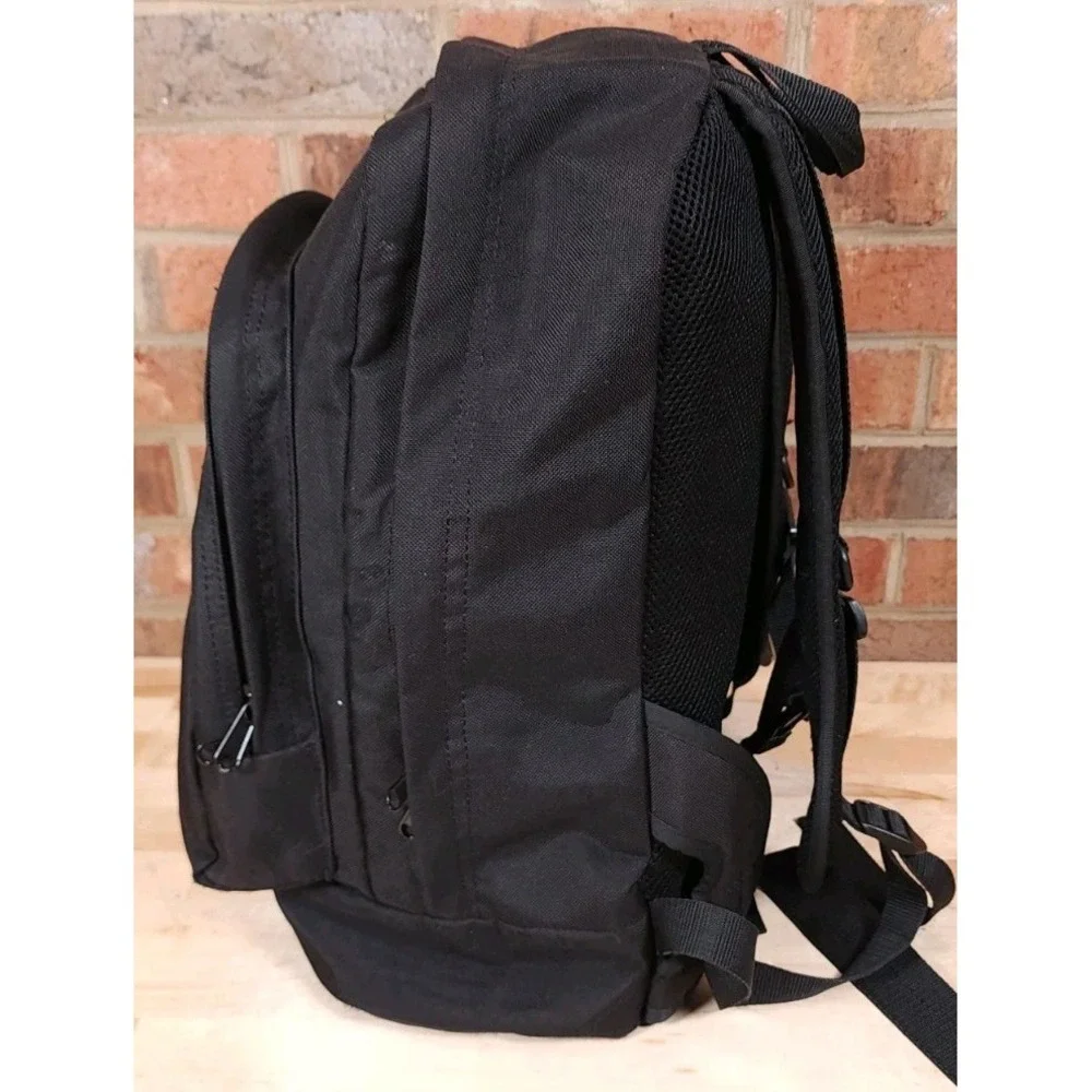 Flying Circle FC Utility Backpack Style 2038 Pockets Black Poly Travel Bag
